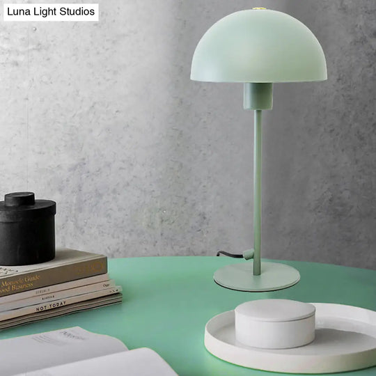 Sleek Macaron Umbrella Desk Lamp For Childs Bedroom