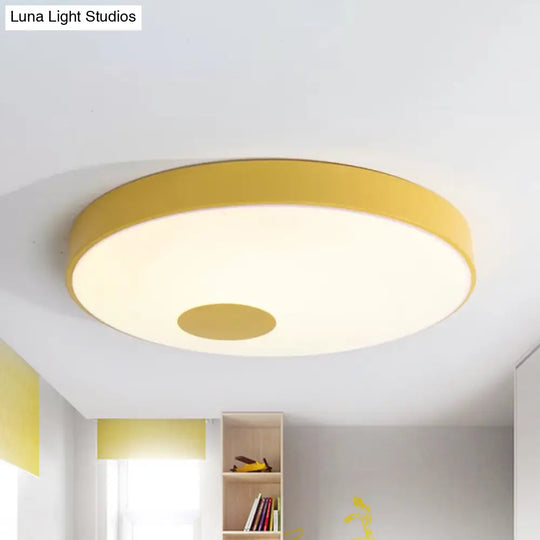 Sleek Nordic Candy Colored Ceiling Lamp For Kindergartens
