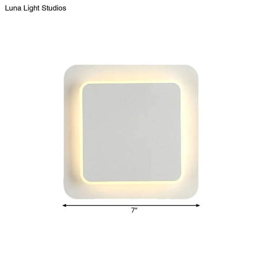 Sleek Slim Panel Wall Light - Stylish Wood Acrylic Sconce For Corridor & Kitchen