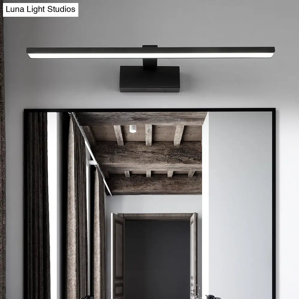 Sleek Stick Vanity Mirror Light: Acrylic Led Wall Lighting For Bathrooms