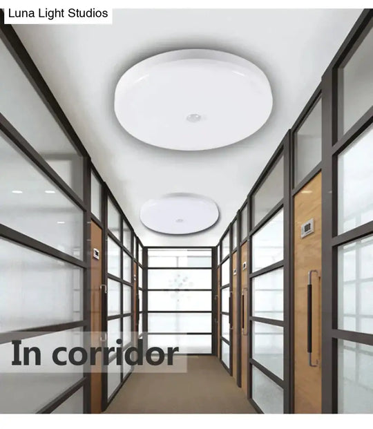 Smart Led Ceiling Lights 12W 18W Pir Motion Sensor Lamp Lighting For Living Room Hallway Stairway