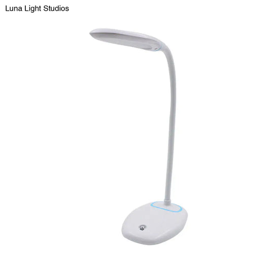 Smart Touch Stepless Dimmable Led Desk Lamp: Flexible Usb Reading Light