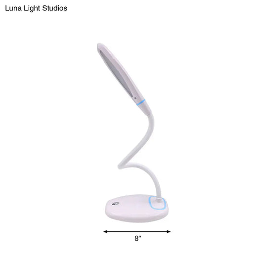 Smart Touch Stepless Dimmable Led Desk Lamp: Flexible Usb Reading Light