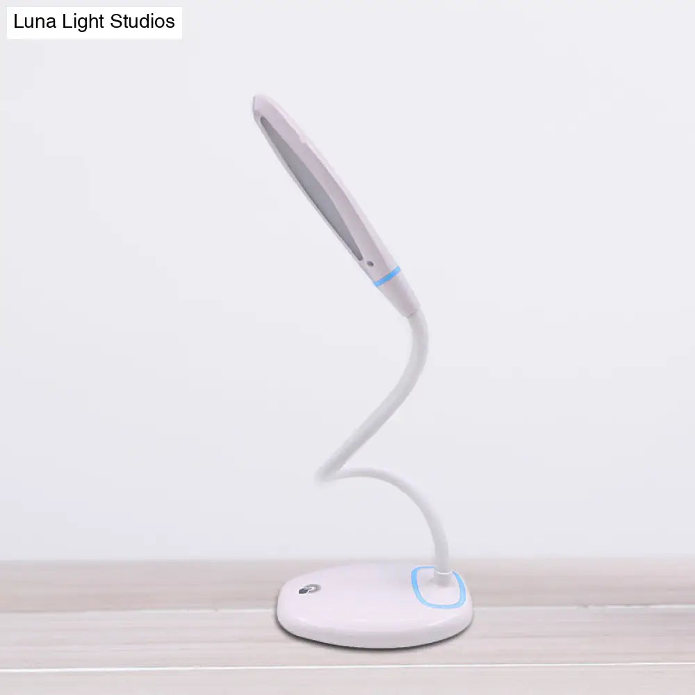 Smart Touch Stepless Dimmable Led Desk Lamp: Flexible Usb Reading Light