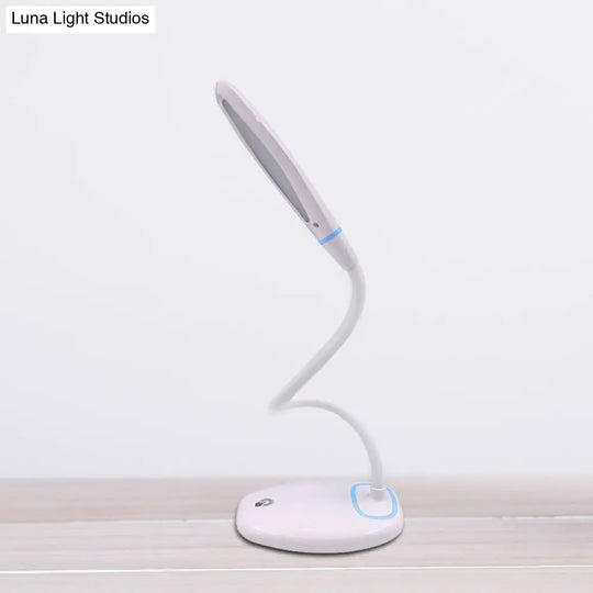 Smart Touch Stepless Dimmable Led Desk Lamp: Flexible Usb Reading Light