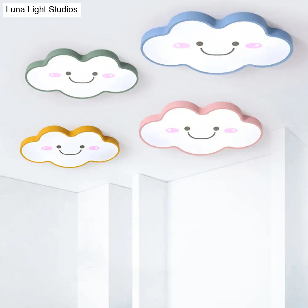 Smiling Cloud Ceiling Light - Children’s Nordic Style Acrylic Fixture