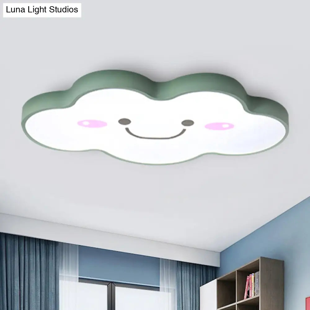 Smiling Cloud Ceiling Light - Children’s Nordic Style Acrylic Fixture