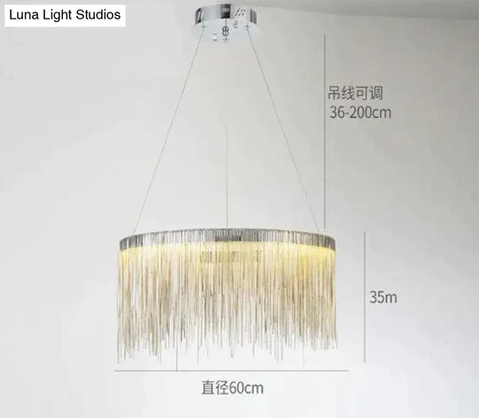 Solana - Tassel Chain Led Chandelier