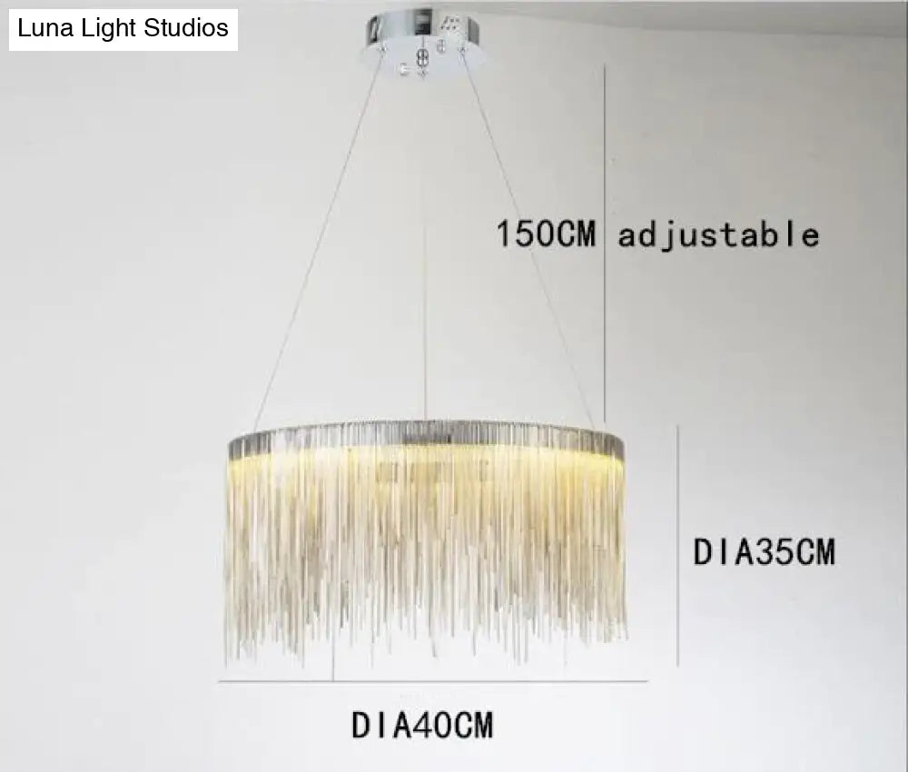 Solana - Tassel Chain Led Chandelier