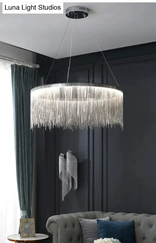 Solana - Tassel Chain Led Chandelier