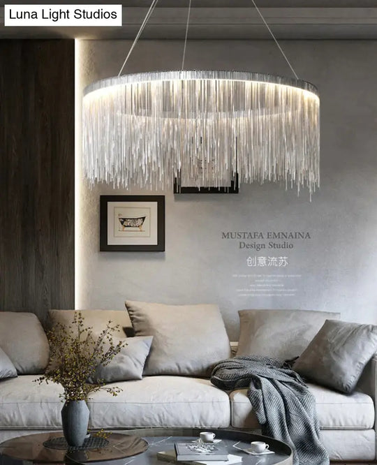 Solana - Tassel Chain Led Chandelier