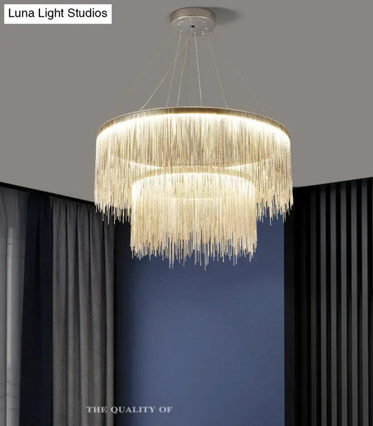 Solana - Tassel Chain Led Chandelier