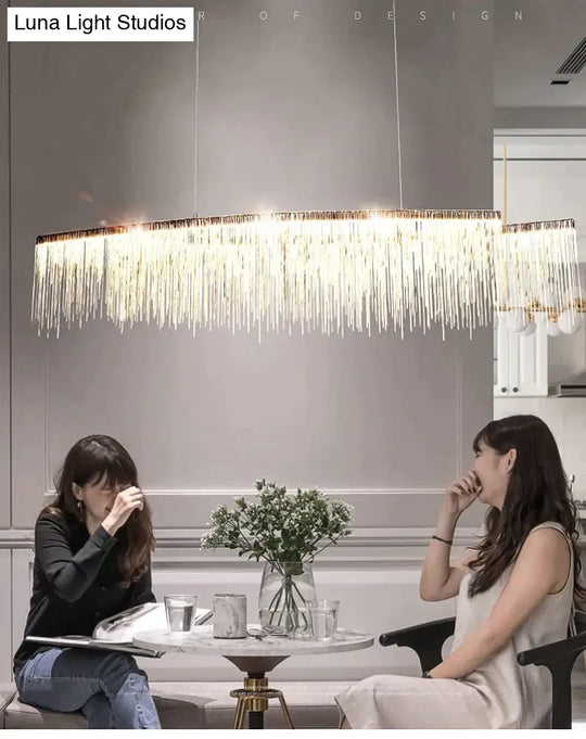 Solana - Tassel Chain Led Chandelier