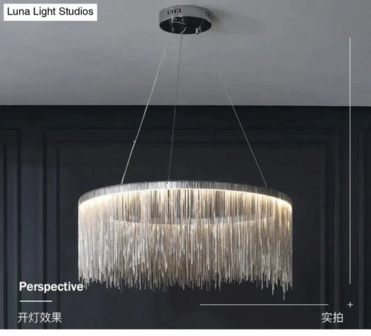 Solana - Tassel Chain Led Chandelier