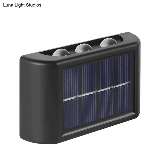 Solar Wall Lamp Outdoor Waterproof Up And Down Luminous Lighting Lamps