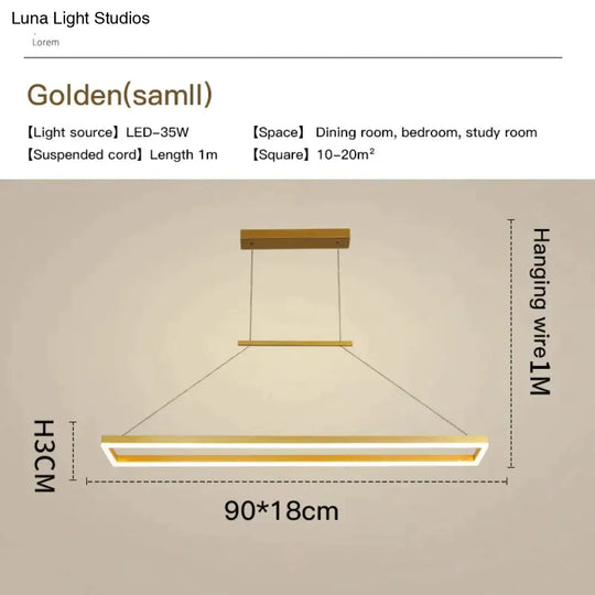 Solis - Modern Rectangle Led Pendant Lights