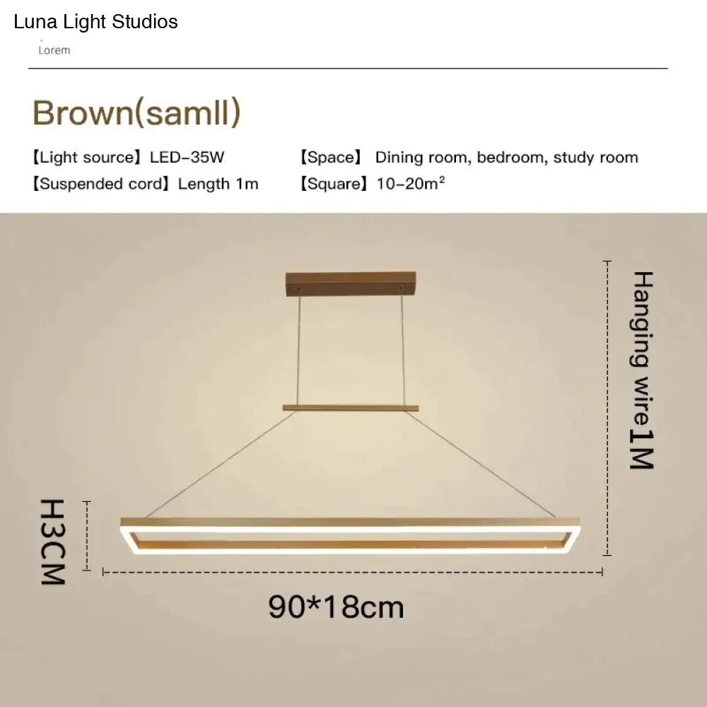 Solis - Modern Rectangle Led Pendant Lights