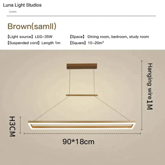 Solis - Modern Rectangle Led Pendant Lights