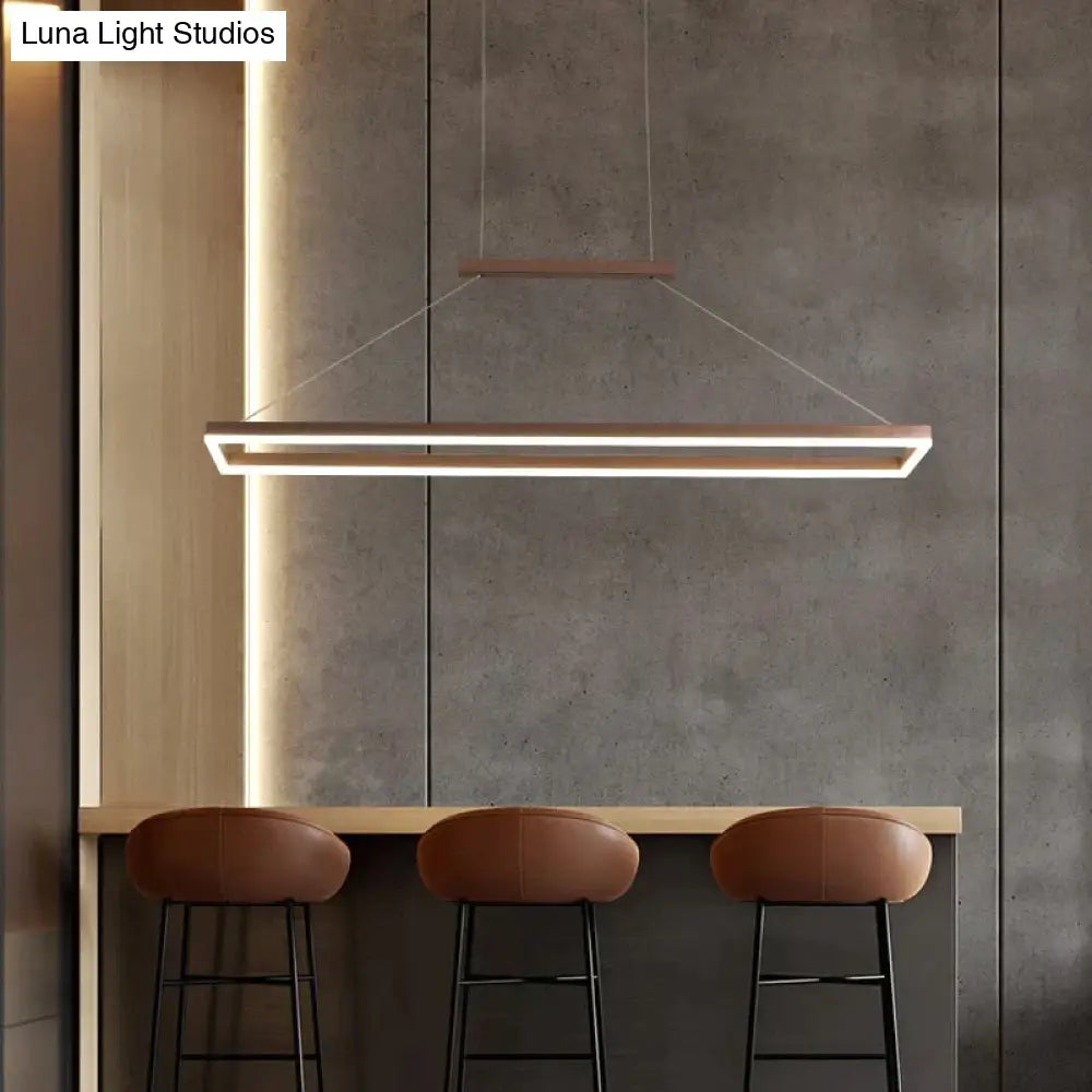 Solis - Modern Rectangle Led Pendant Lights