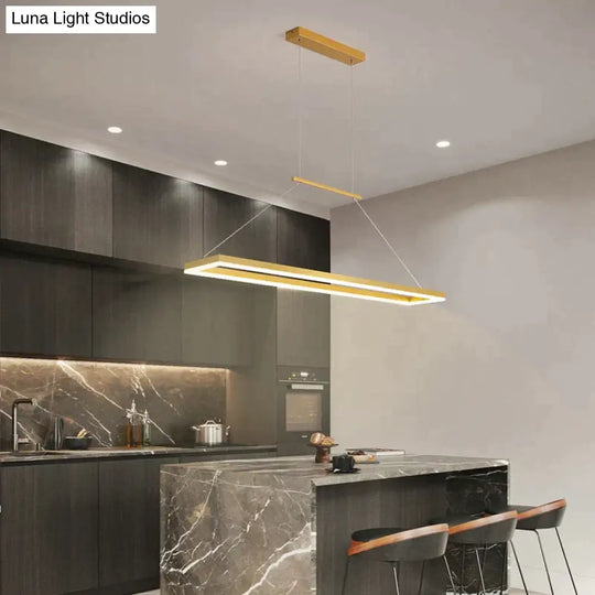 Solis - Modern Rectangle Led Pendant Lights