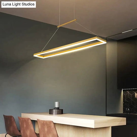 Solis - Modern Rectangle Led Pendant Lights