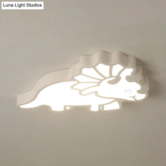 Spinosaurus Led Ceiling Light: Modern Acrylic Lamp For Child’s Bedroom