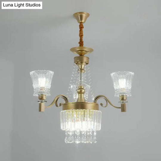 Sputnik Crystal Chandelier - Contemporary Ceiling Light With 11/13/15 Satin Brass Heads 37.5/40.5/41