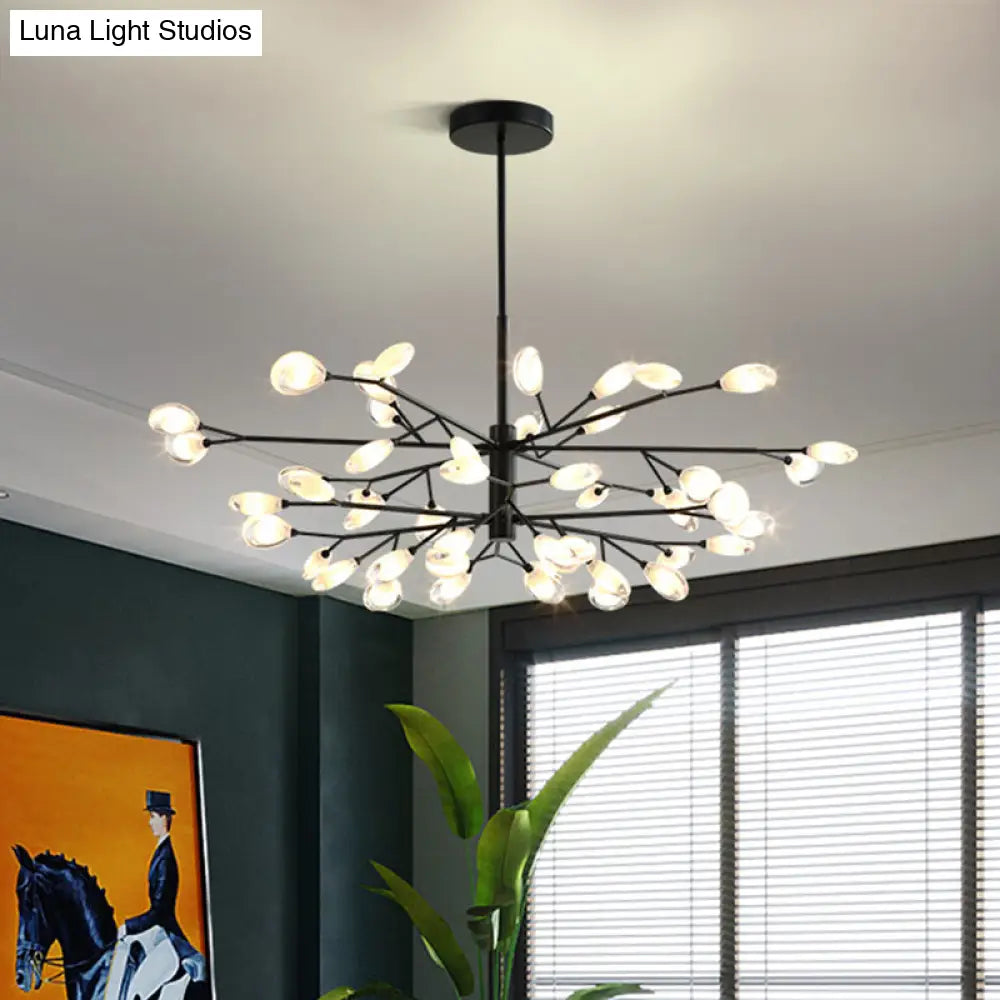 Modern Sputnik Led Ceiling Light Fixture For Living Rooms