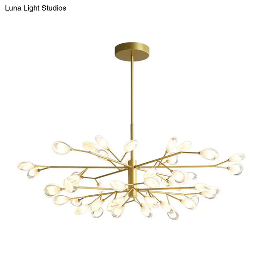 Modern Sputnik Led Ceiling Light Fixture For Living Rooms