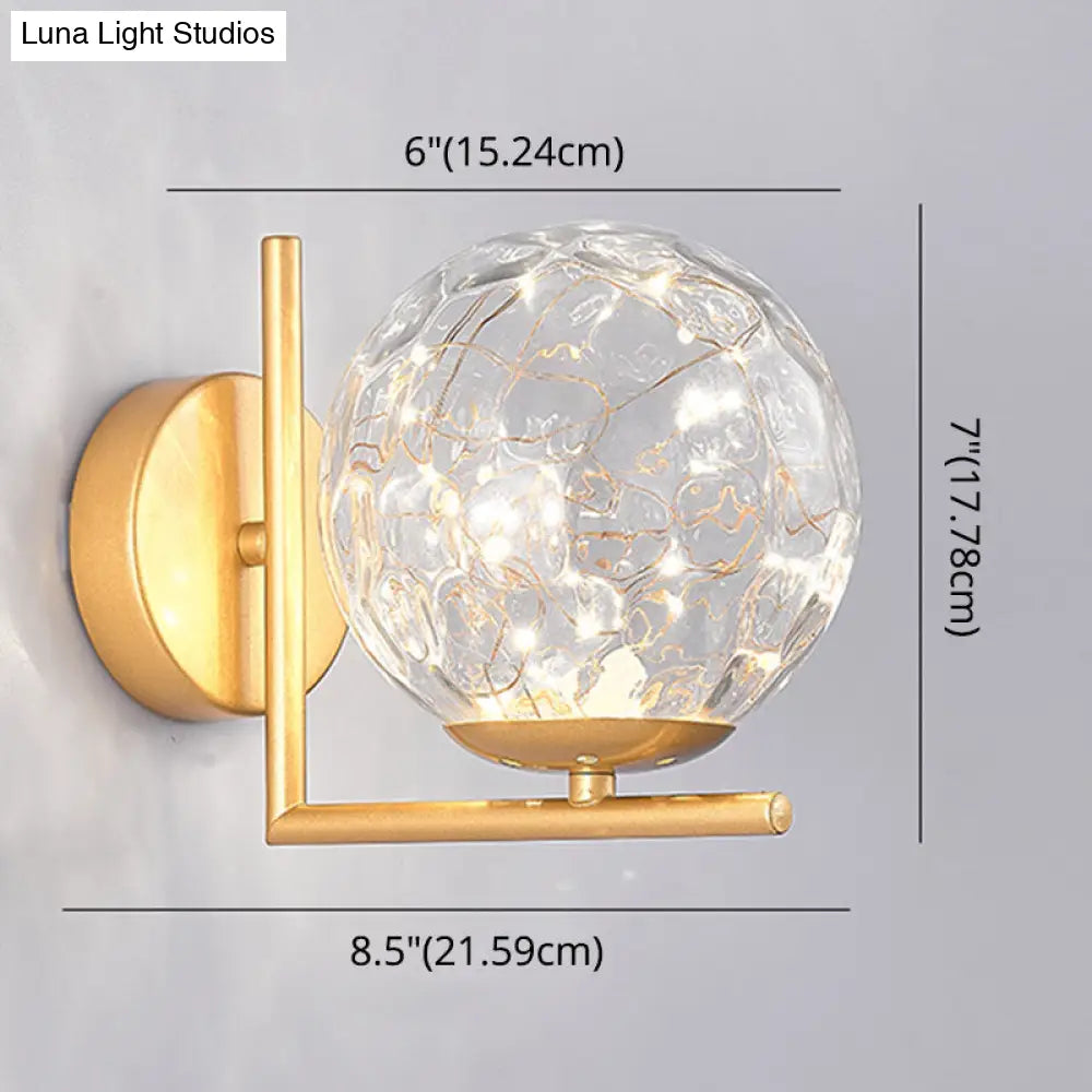 Star Light Wall Sconce: 1-Head Ambient Lighting For Bedroom