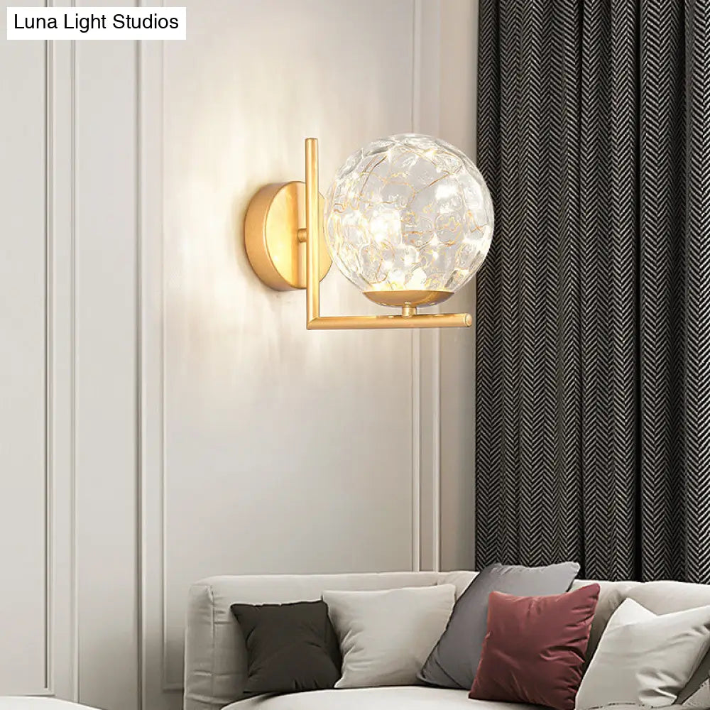 Star Light Wall Sconce: 1-Head Ambient Lighting For Bedroom