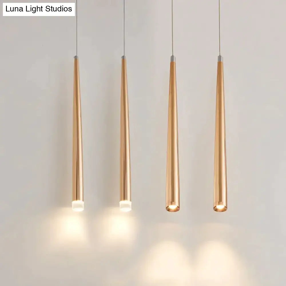 Starletts - Led Cone Pendant Light Gold