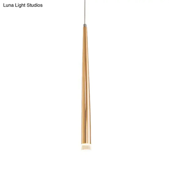 Starletts - Led Cone Pendant Light Gold