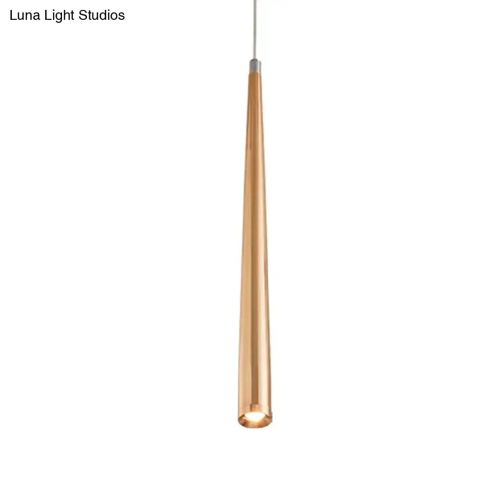 Starletts - Led Cone Pendant Light Gold