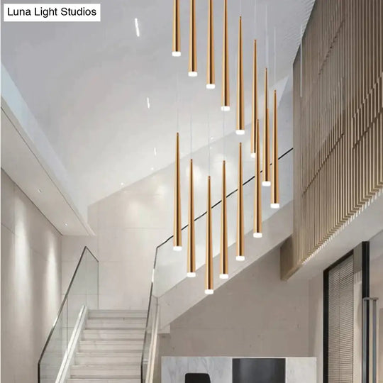 Starletts - Led Cone Pendant Light Gold