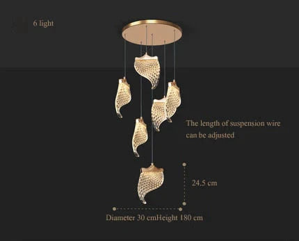 Stellaria -  Creative Modern Stair Chandelier