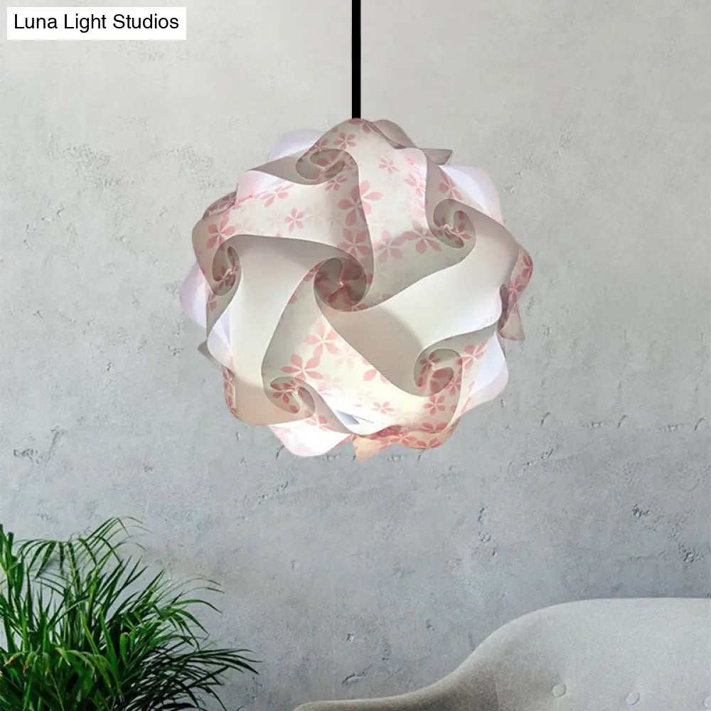 Diy Hanging Ceiling Light - Black/Red/Blue Simple Design Ideal For Study Room