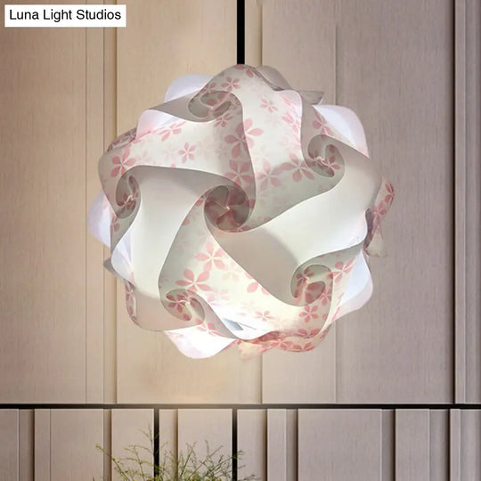 Diy Hanging Ceiling Light - Black/Red/Blue Simple Design Ideal For Study Room Red