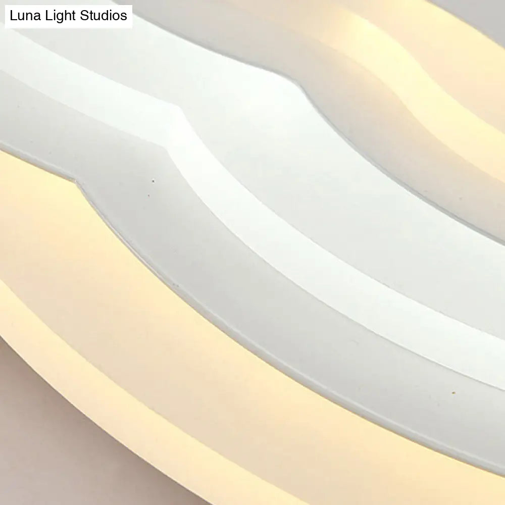 Stylish Cloud Led Ceiling Light For Kindergarten Porch - Simple & Elegant Design