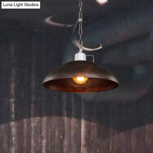 Stylish Double Bubble Iron Pendant Light For Industrial Dining Rooms - Rustic Suspension Lighting
