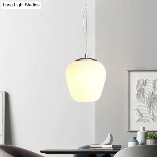 Stylish Nordic Pendant Light With Opal Glass - Ideal For Office And Kitchen Island