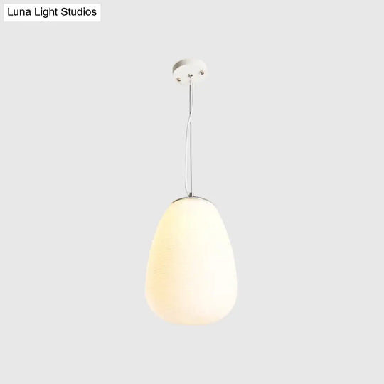 Nordic Pendant Light - Stylish Opal Glass Suspension For Office & Kitchen Island