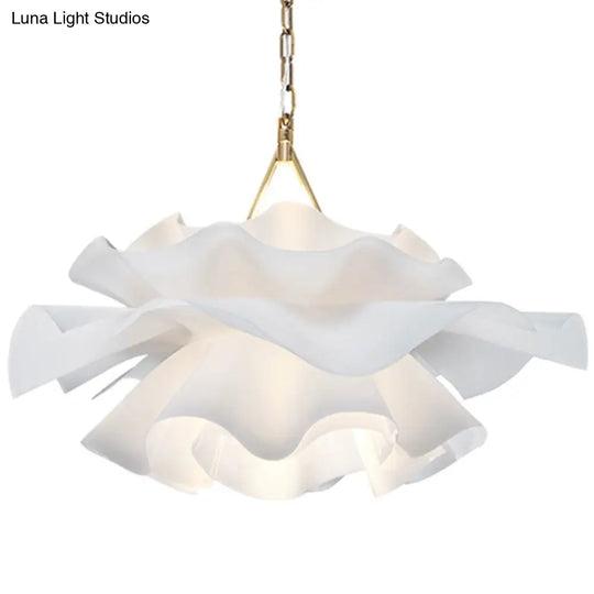 Stylish White Flower Pendant Light For Modern Bedrooms