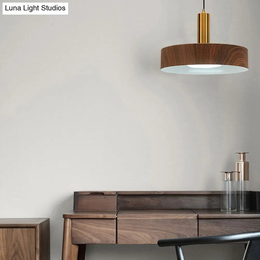 Small Pendant Light: Modern & Stylish Wood Hanging Light For Bedroom/Porch