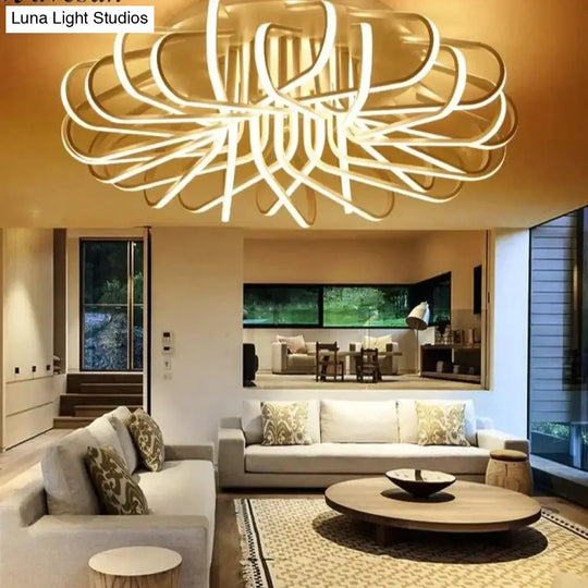 Surface Mount Ceiling Light Fixture For Bedroom Living Room Acrylic Lamp Decorative Lampshade