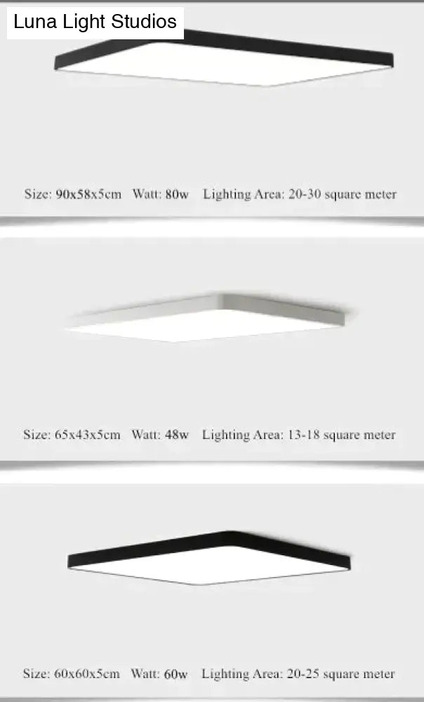 Surface Mount Ultra Thin 5Cm Led Ceiling Light Dimmable Modern Lamp Home Lighting Living Room