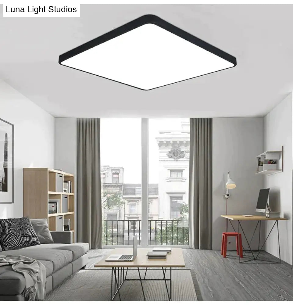 Surface Mount Ultra Thin 5Cm Led Ceiling Light Dimmable Modern Lamp Home Lighting Living Room