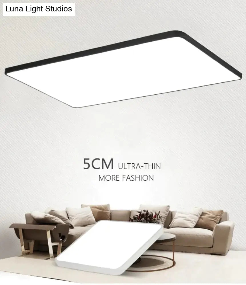 Surface Mount Ultra Thin 5Cm Led Ceiling Light Dimmable Modern Lamp Home Lighting Living Room