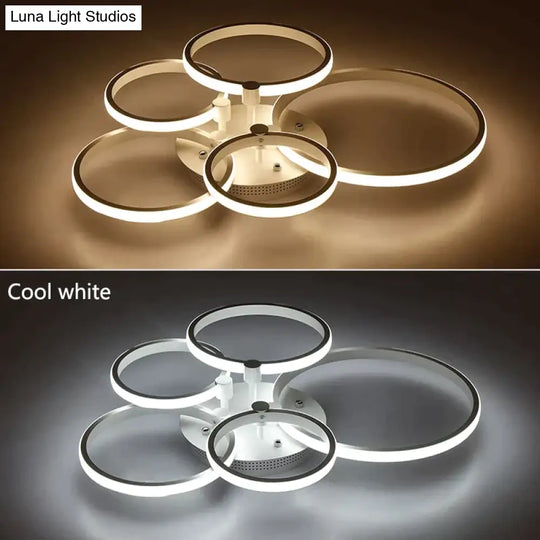 Surface Mounted Modern Led Ceiling Lights For Living Room Bed Light White/Brown Plafondlamp Home