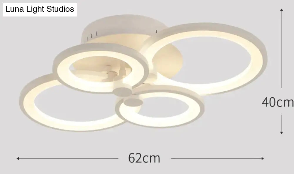 Surface Mounted Modern Led Ceiling Lights For Living Room Bed Light White/Brown Plafondlamp Home